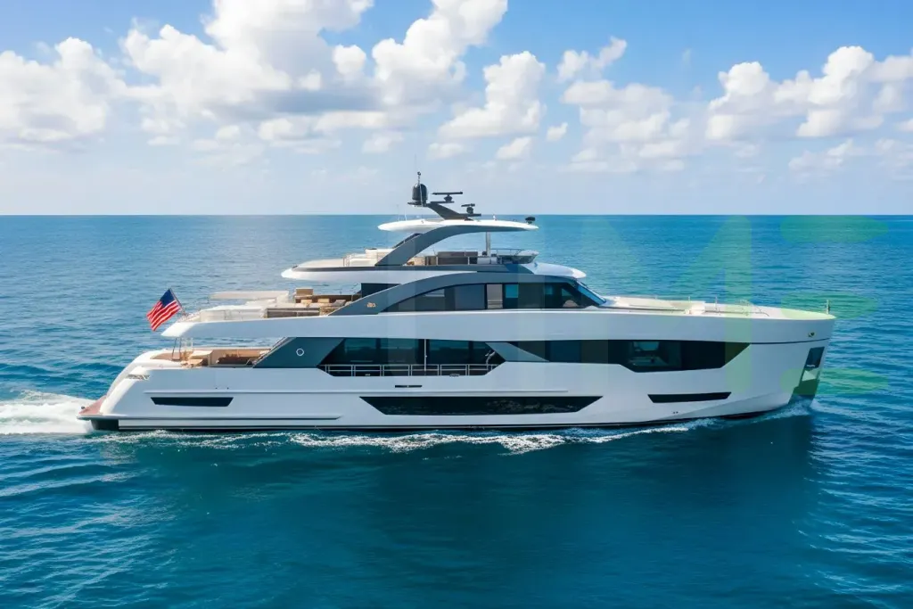 White Catalina yacht - 116' (35m) Ocean Alexander offered by LIME Yachts and Brokerage of Ft Lauderdale, Florida.