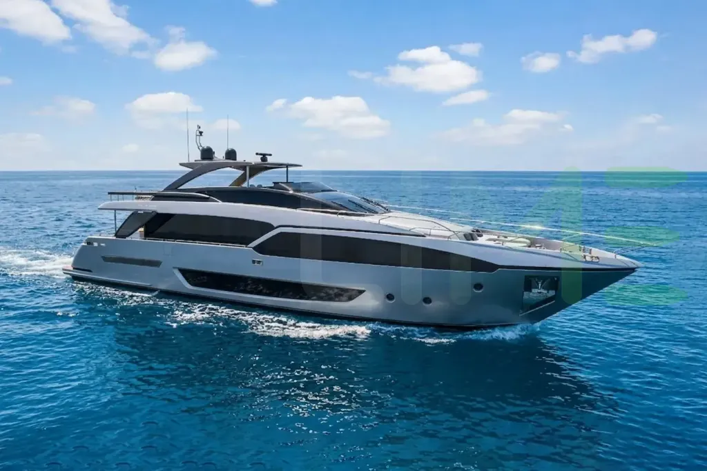 White Charlie yacht - 93' (28m) Riva offered by LIME Yachts and Brokerage of Ft Lauderdale, Florida.