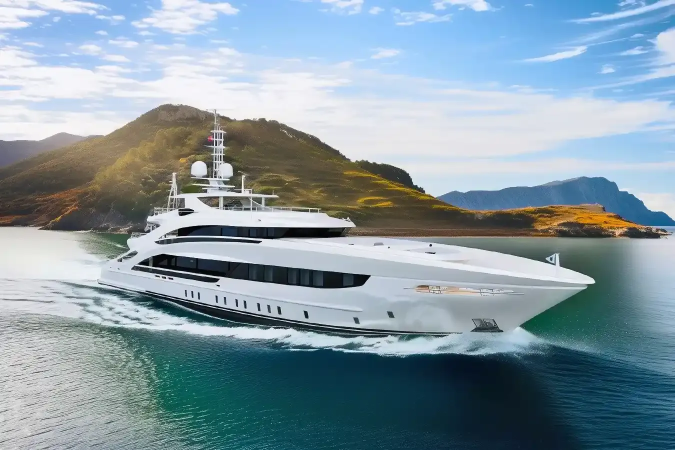 Cinderella Noel IV yacht, a 163 ft Heesen luxury superyacht underway, 49.9 meters, built in 2024.