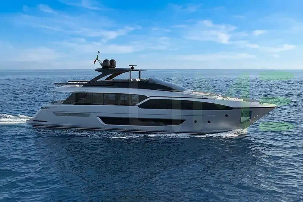 White Club B yacht - 93' (28m) Riva offered by LIME Yachts and Brokerage of Ft Lauderdale, Florida.