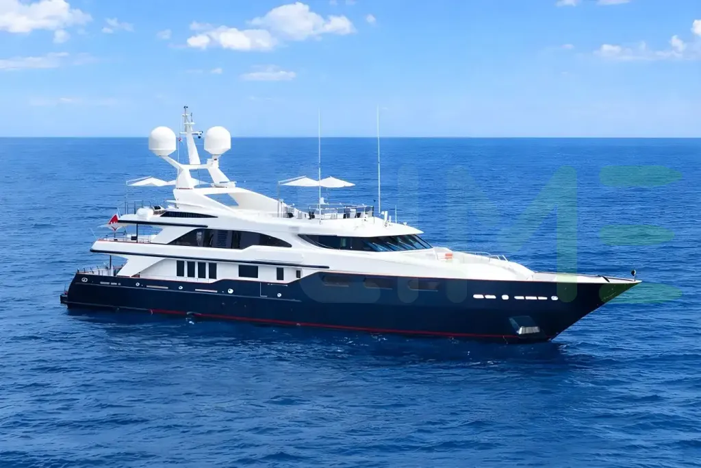 White Come Prima yacht for sale and price, showing the details and features of the interior and exterior available for purchase from LIME Yachts and Brokerage located in Fort Lauderdale Florida.