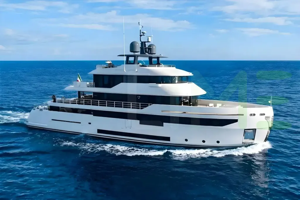 White Connected yacht - 121' (37m) Benetti Yachts offered by LIME Yachts and Brokerage of Ft Lauderdale, Florida.