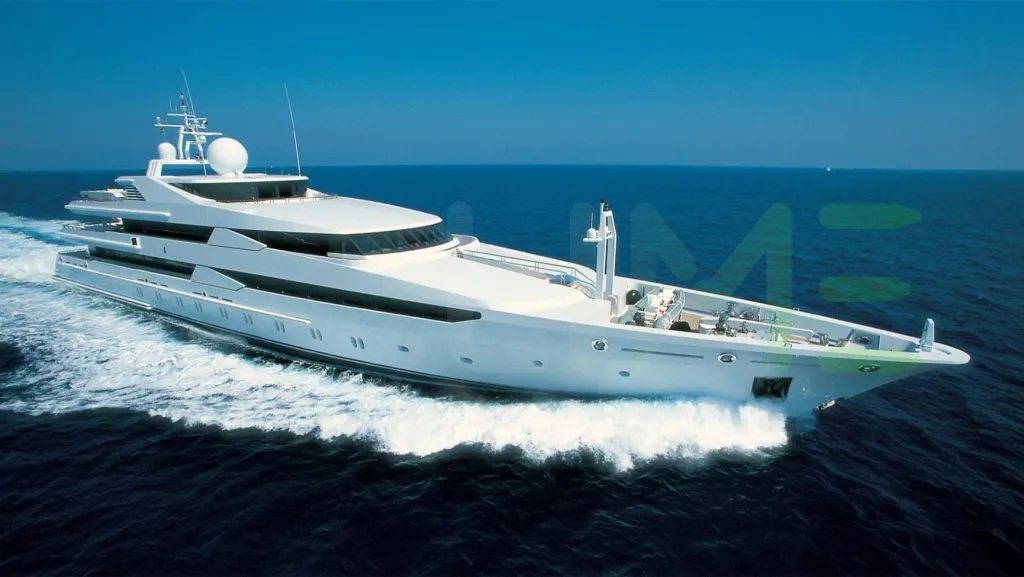 White Constellation yacht for sale and price, showing the details and features of the interior and exterior available for purchase from LIME Yachts and Brokerage located in Fort Lauderdale Florida.