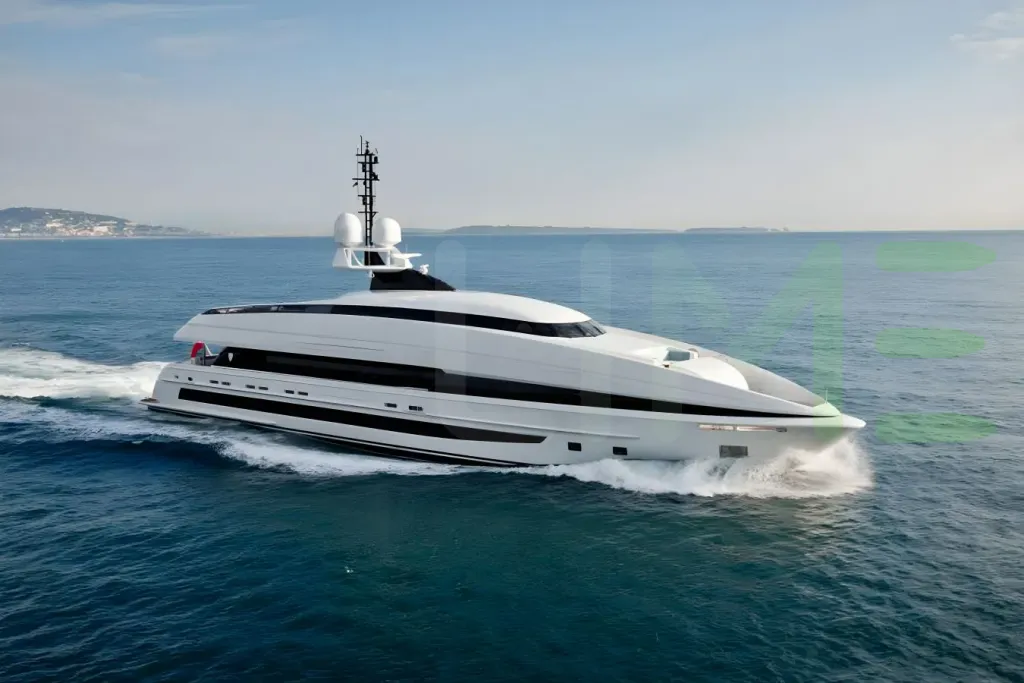 White Crazy Me yacht - 164' (50m) Heesen offered by LIME Yachts and Brokerage of Ft Lauderdale, Florida.