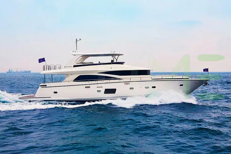White Deescovery yacht - 79' (24m) Johnson offered by LIME Yachts and Brokerage of Ft Lauderdale, Florida.