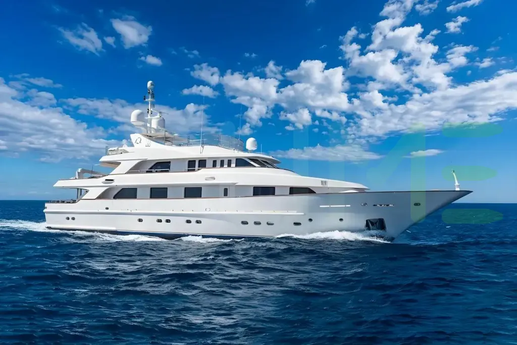 White Desamis B yacht for charter and price, located in Mediterranean; France; Italy; Monaco offered for rent by LIME Yachts and Brokerage located in Fort Lauderdale Florida.