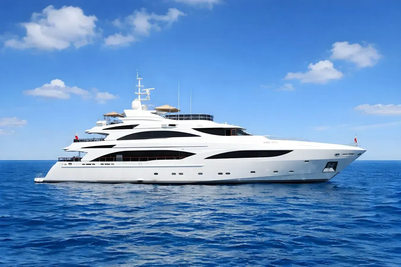 Diane yacht, a 141 ft Benetti Yachts luxury superyacht underway, 43 meters, built in 2007, 2021.