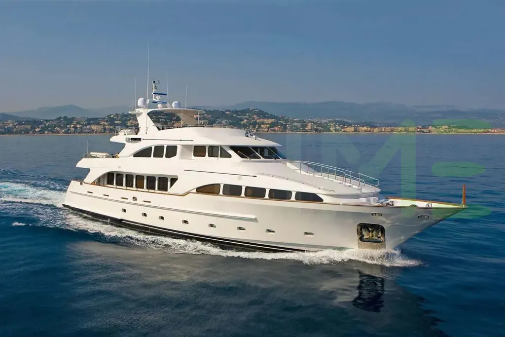 White Dream On II yacht for sale and price, showing the details and features of the interior and exterior available for purchase from LIME Yachts and Brokerage located in Fort Lauderdale Florida.