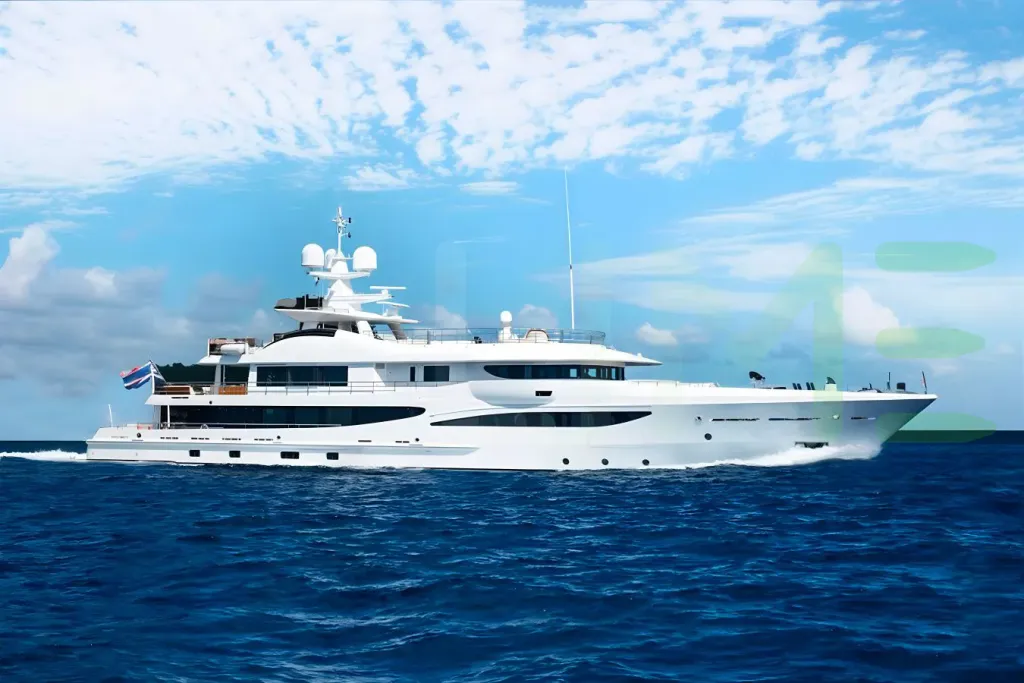 White Driftwood yacht - 2026 guide with the owner of the world's 820th largest yacht, the 58th largest yacht built by superyacht builder Amels, based in Netherlands.