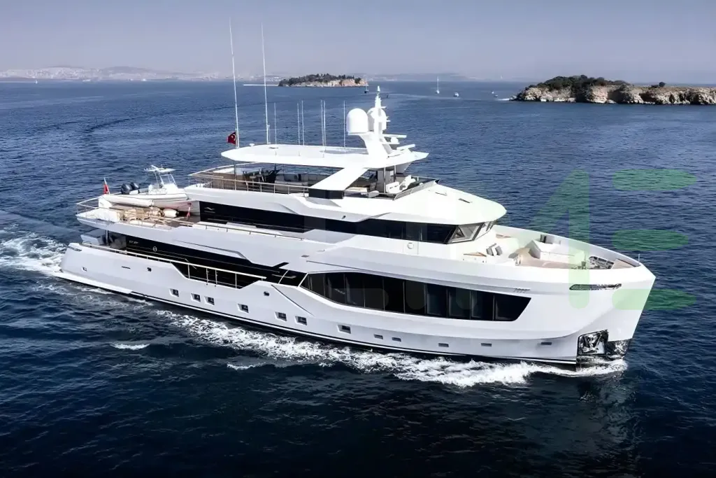 White Eau La La yacht for sale and price, showing the details and features of the interior and exterior available for purchase from LIME Yachts and Brokerage located in Fort Lauderdale Florida.