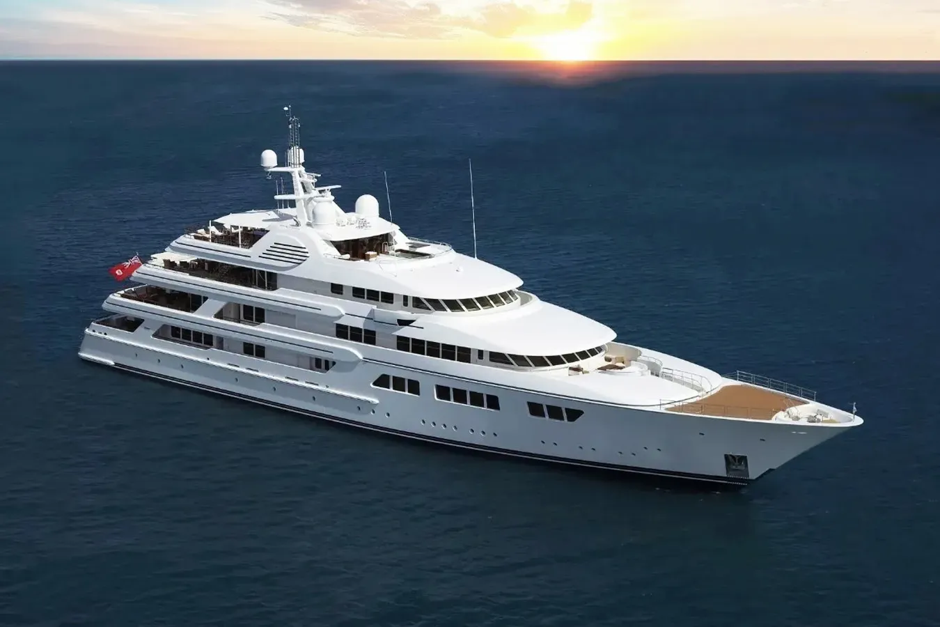 Ebony Shine yacht, a 248 ft Feadship luxury superyacht underway, 75.75 meters, built in 2009, 2016.