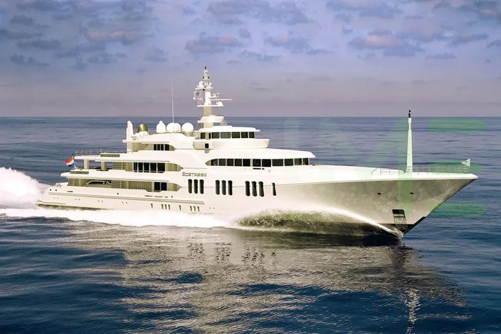 White Ecstasea yacht - 282' (86m) Feadship offered by LIME Yachts and Brokerage of Ft Lauderdale, Florida.