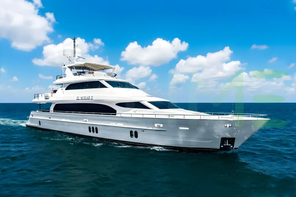 White El Mirar II yacht for charter and price offered for rent by LIME Yachts and Brokerage located in Fort Lauderdale Florida.