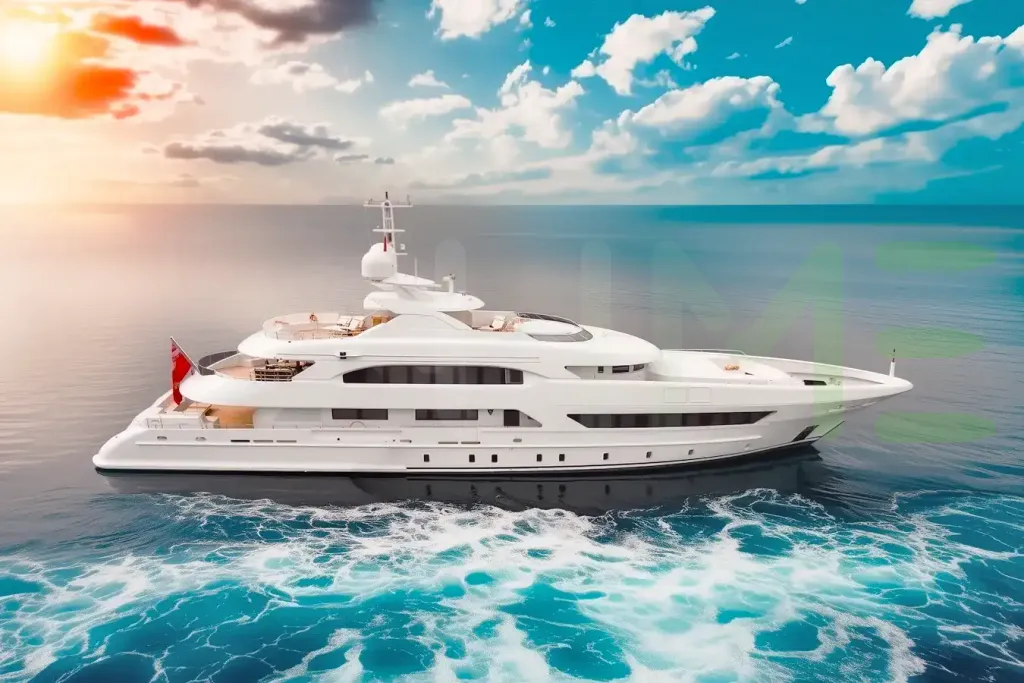 White Elena yacht for sale and price, showing the details and features of the interior and exterior available for purchase from LIME Yachts and Brokerage located in Fort Lauderdale Florida.