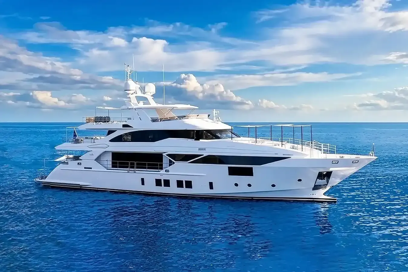 Elizabeth yacht, a 125 ft Benetti Yachts luxury superyacht underway, 38.1 meters, built in 2021.