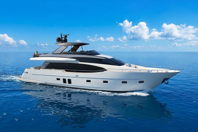 Ellie James yacht, a 80 ft Sanlorenzo luxury superyacht underway, 24.64 meters, built in 2020.