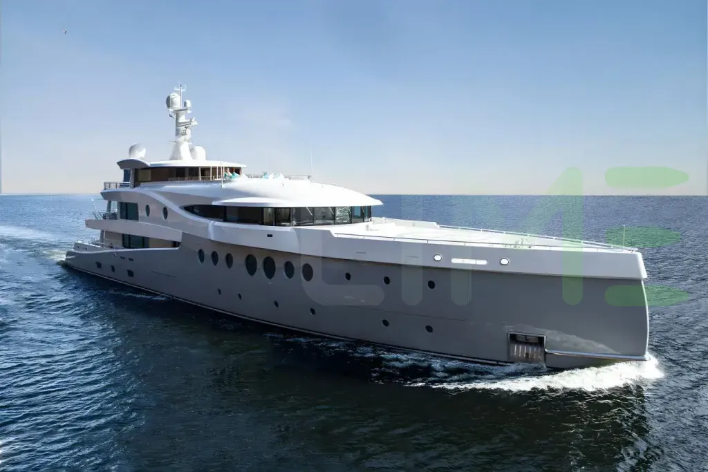 White Event yacht for sale and price, showing the details and features of the interior and exterior available for purchase from LIME Yachts and Brokerage located in Fort Lauderdale Florida.