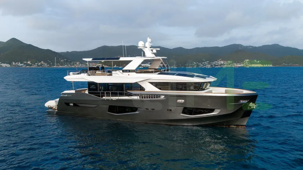 White Exit Strategy yacht - 85' (25m) Numarine offered by LIME Yachts and Brokerage of Ft Lauderdale, Florida.