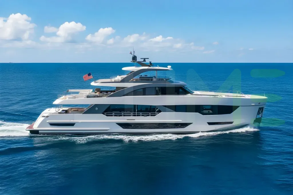 White Far Niente yacht - 116' (35m) Ocean Alexander offered by LIME Yachts and Brokerage of Ft Lauderdale, Florida.