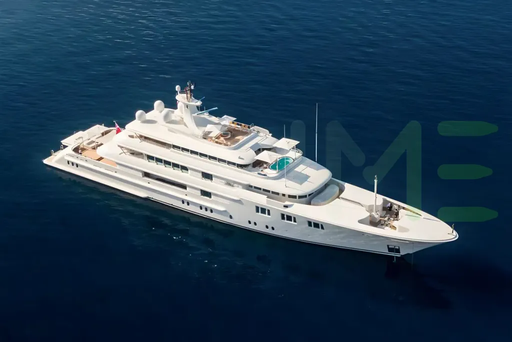 White Felix yacht - 2026 guide with the owner of the world's 294th largest yacht, the 10th largest yacht built by superyacht builder Amels, based in Netherlands.