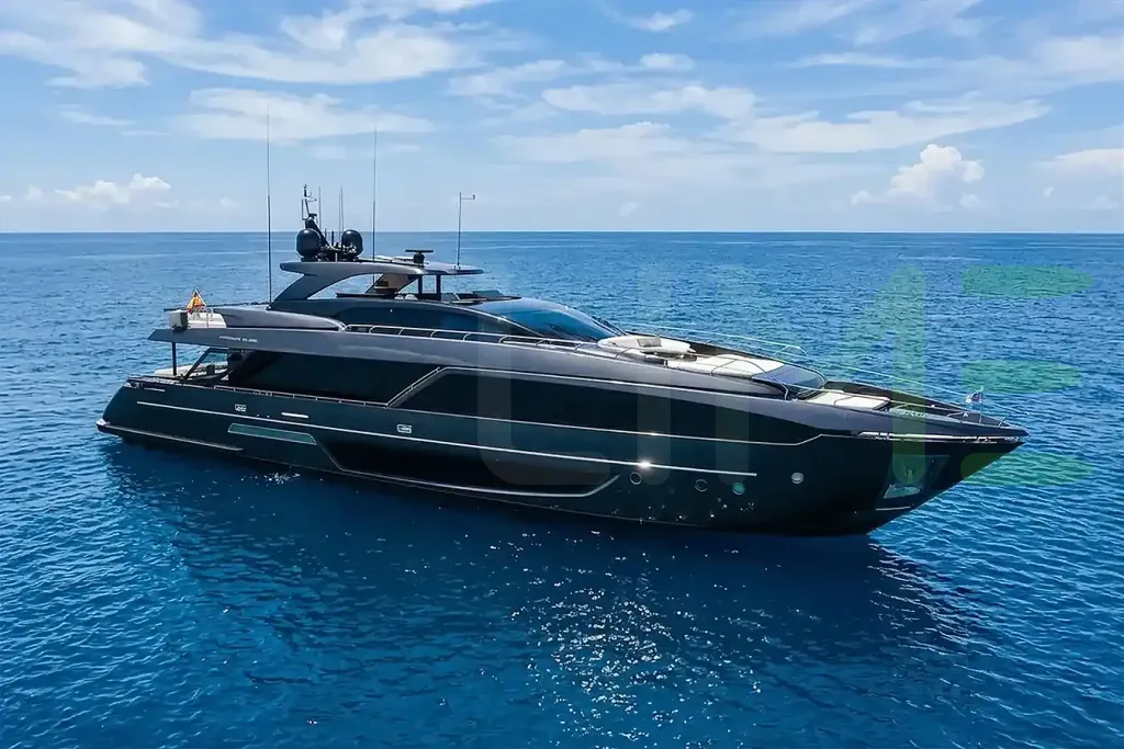White Five Palms yacht - 110' (33m) Riva offered by LIME Yachts and Brokerage of Ft Lauderdale, Florida.