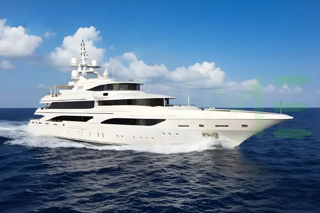 White Formosa yacht for sale and price, showing the details and features of the interior and exterior available for purchase from LIME Yachts and Brokerage located in Fort Lauderdale Florida.