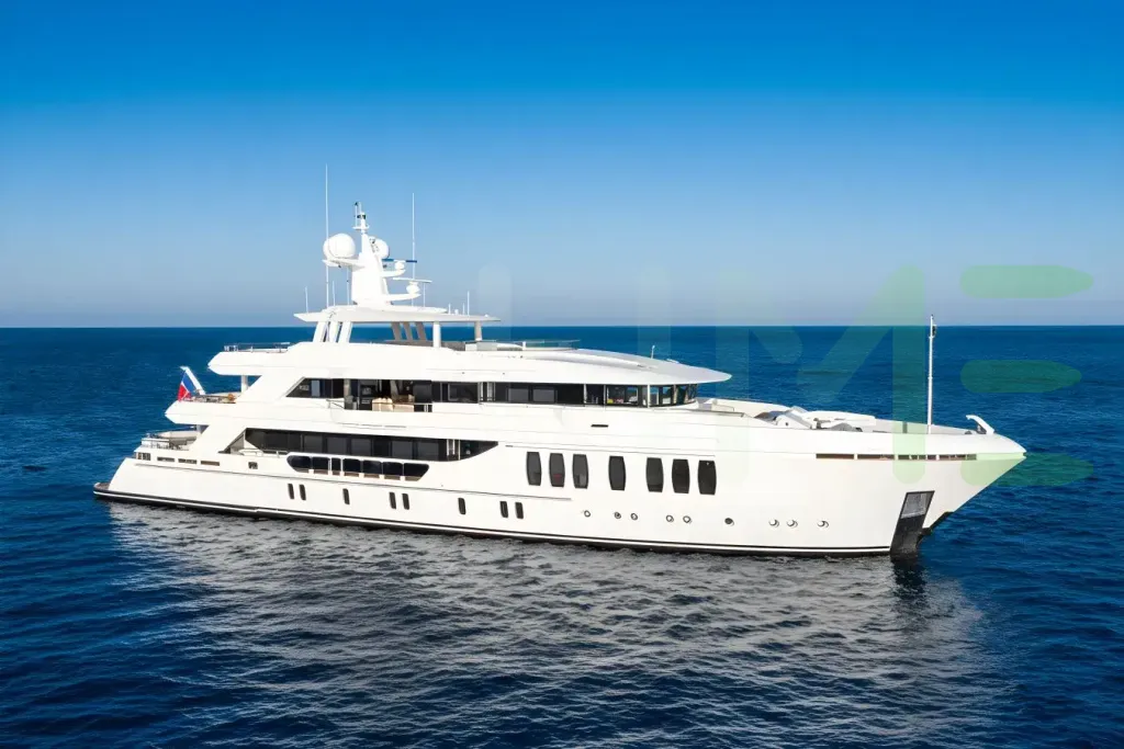 White Fortuna yacht for sale and price, showing the details and features of the interior and exterior available for purchase from LIME Yachts and Brokerage located in Fort Lauderdale Florida.