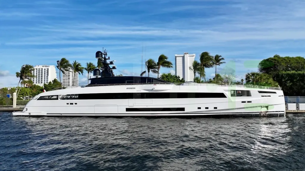White Franklie yacht - 160' (49m) Rossinavi offered by LIME Yachts and Brokerage of Ft Lauderdale, Florida.
