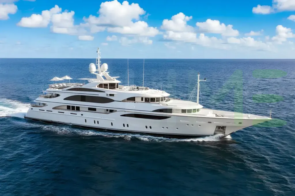 White Galaxy yacht for sale and price, showing the details and features of the interior and exterior available for purchase from LIME Yachts and Brokerage located in Fort Lauderdale Florida.