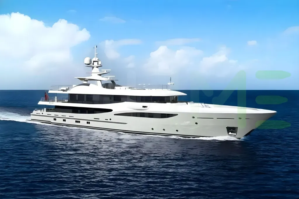 White Galene yacht for sale and price, showing the details and features of the interior and exterior available for purchase from LIME Yachts and Brokerage located in Fort Lauderdale Florida.