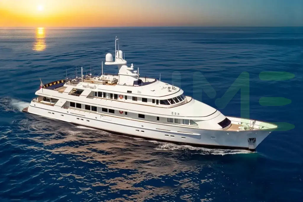 White Genesia yacht - 2026 guide with the owner of the world's 1409th largest yacht, the 139th largest yacht built by superyacht builder Feadship, based in Netherlands.