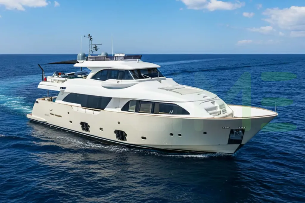White Giada yacht for charter and price offered for rent by LIME Yachts and Brokerage located in Fort Lauderdale Florida.