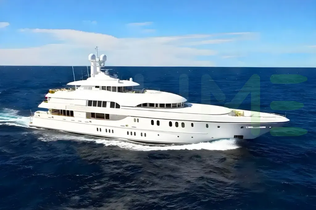 White Gipta yacht for sale and price, showing the details and features of the interior and exterior available for purchase from LIME Yachts and Brokerage located in Fort Lauderdale Florida.