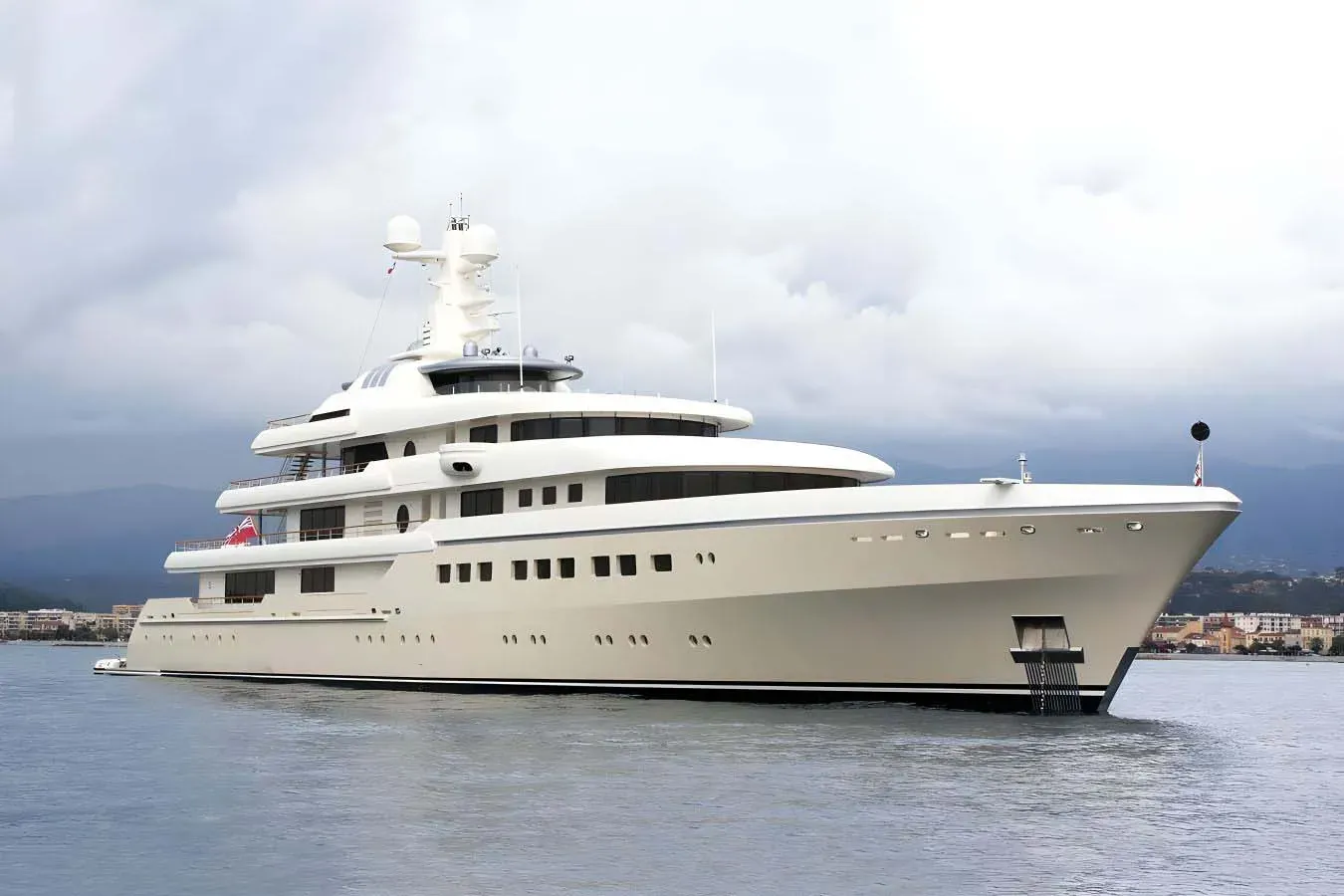 Grace yacht, a 265 ft Abeking - A&R luxury superyacht underway, 81 meters, built in 2014.