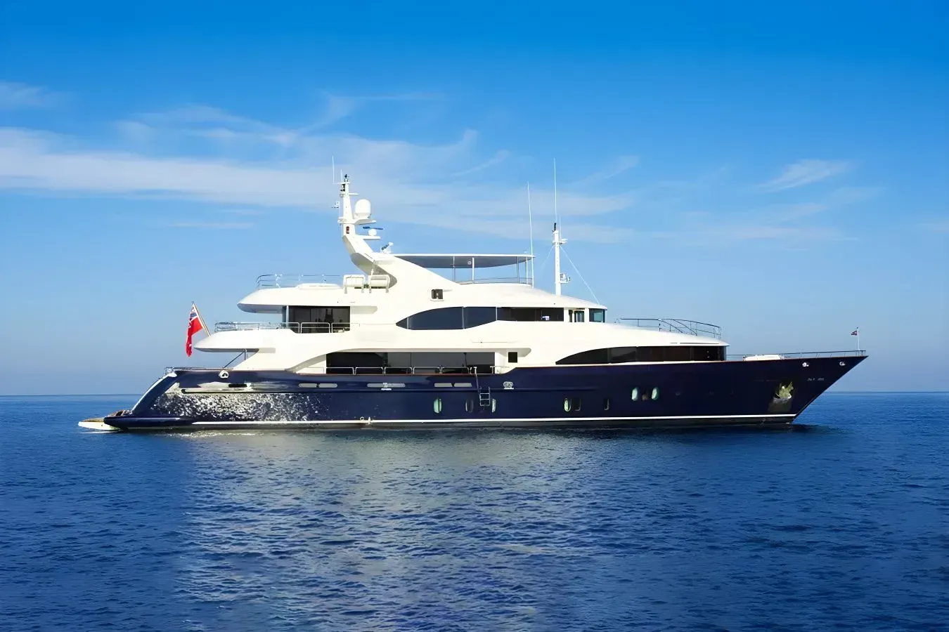 Grande Amore yacht, a 145 ft Benetti Yachts luxury superyacht underway, 44.2 meters, built in 2006, 2020.
