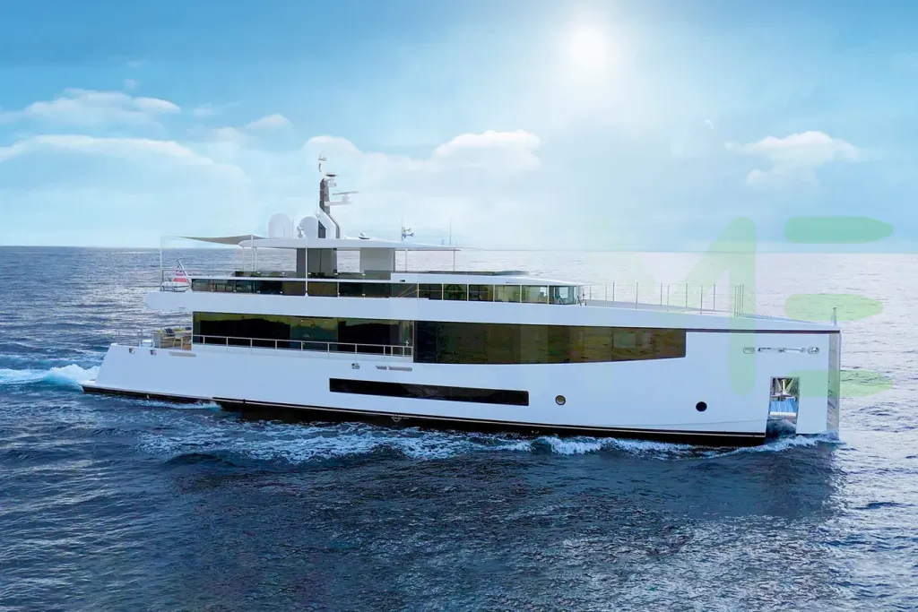 White Graycliffs I yacht for sale and price, showing the details and features of the interior and exterior available for purchase from LIME Yachts and Brokerage located in Fort Lauderdale Florida.