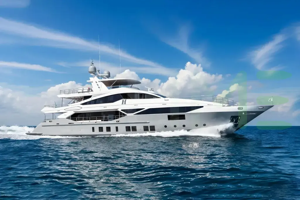 White H yacht - 2026 guide with the owner of the world's 2165th largest yacht, the 145th largest yacht built by superyacht builder Benetti, based in Italy.
