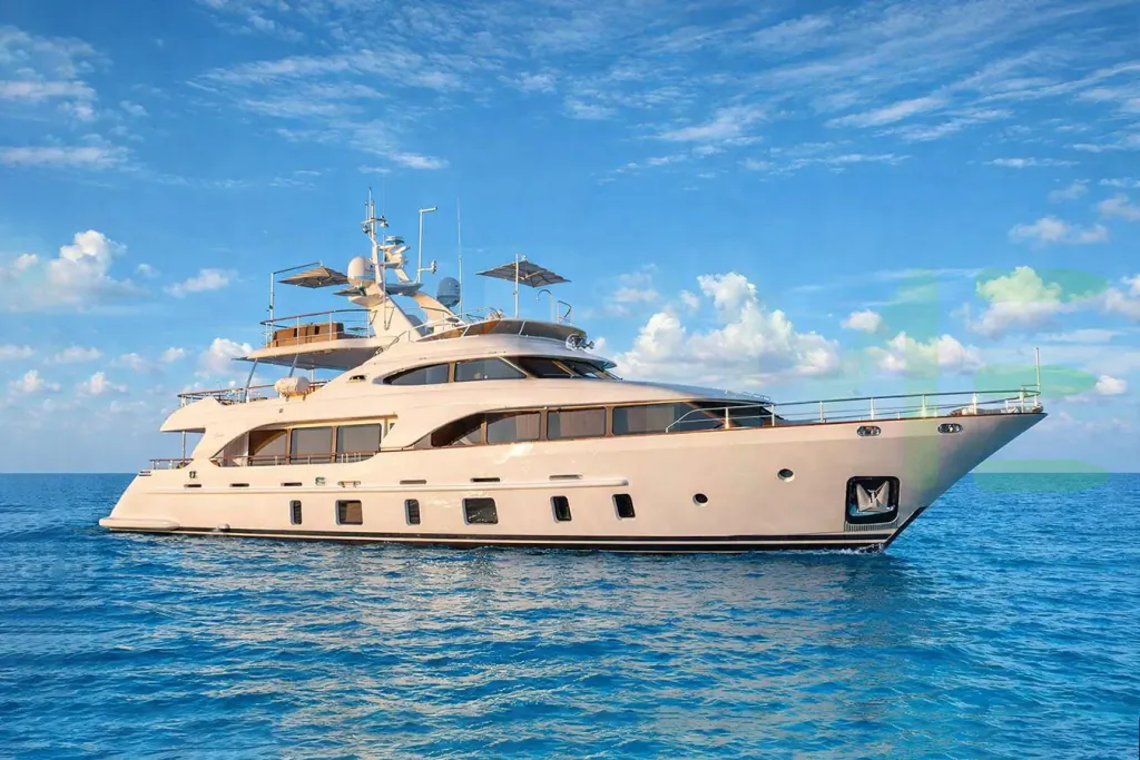 White Indiaboo yacht - 2026 guide with the owner of the world's 6010th largest yacht, the 334th largest yacht built by superyacht builder Benetti Yachts, based in Italy.
