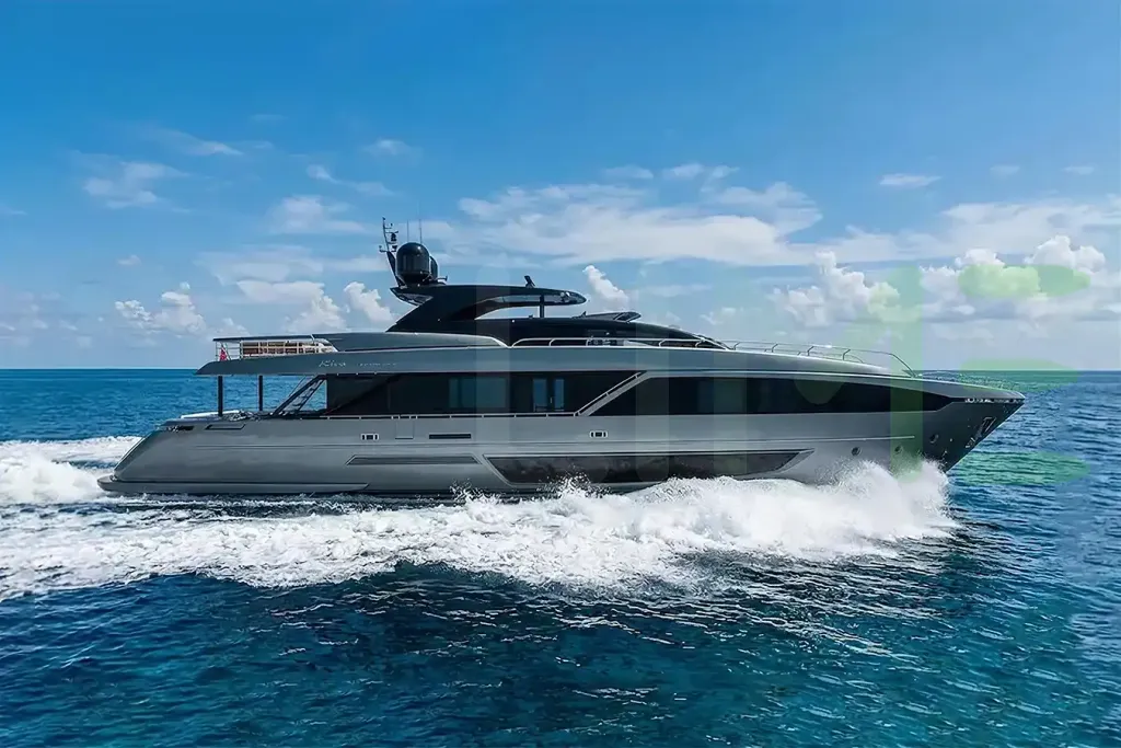 White Iron Gryphon yacht - 98' (29m) Riva offered by LIME Yachts and Brokerage of Ft Lauderdale, Florida.