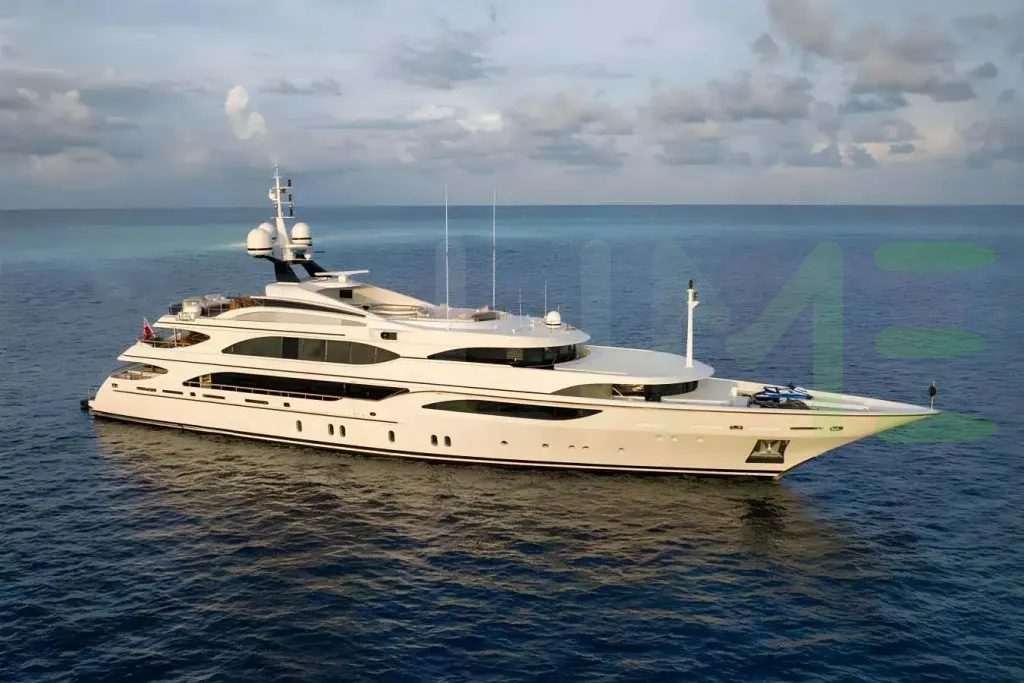 White Jaguar yacht for sale and price, showing the details and features of the interior and exterior available for purchase from LIME Yachts and Brokerage located in Fort Lauderdale Florida.