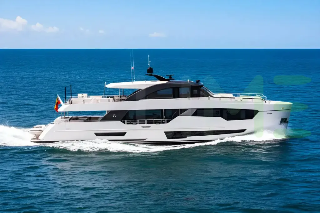 White Just A Vacation yacht - 2026 guide with the owner of the world's 7310th largest yacht, the 89th largest yacht built by superyacht builder Ocean Alexander, based in Taiwan.