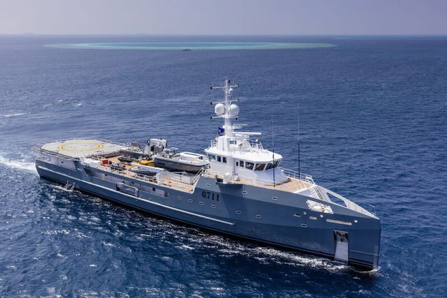 Kalm 220 ft yacht (67m) Damen yachts off market. The best new and used boats. One of twelve superyachts.