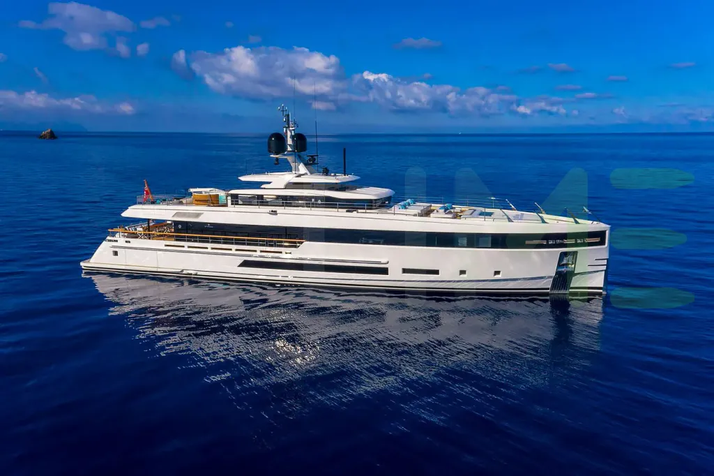 White Katana X yacht for sale and price, showing the details and features of the interior and exterior available for purchase from LIME Yachts and Brokerage located in Fort Lauderdale Florida.