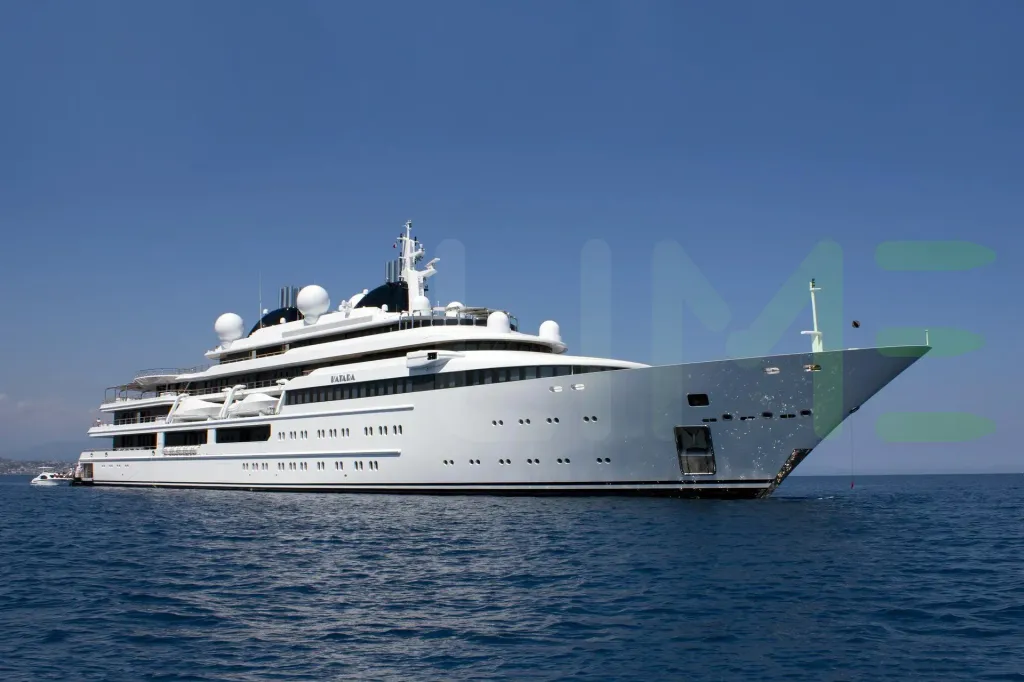 White Katara yacht - 2026 guide with the owner of the world's 40th largest yacht, the 19th largest yacht built by superyacht builder Lürssen, based in Germany.