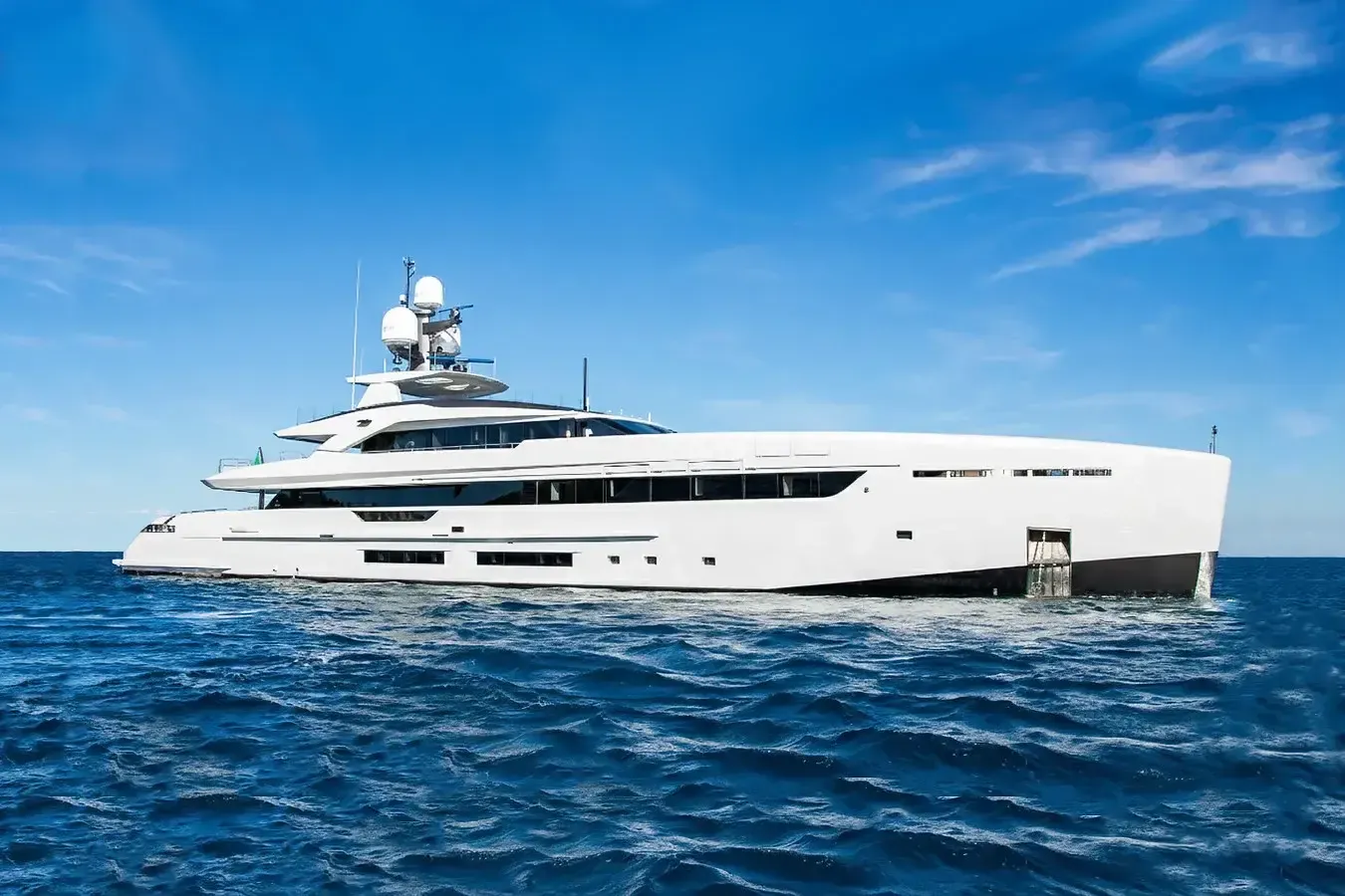 Kinda yacht, a 164 ft Tankoa luxury superyacht underway, 50 meters, built in 2022.
