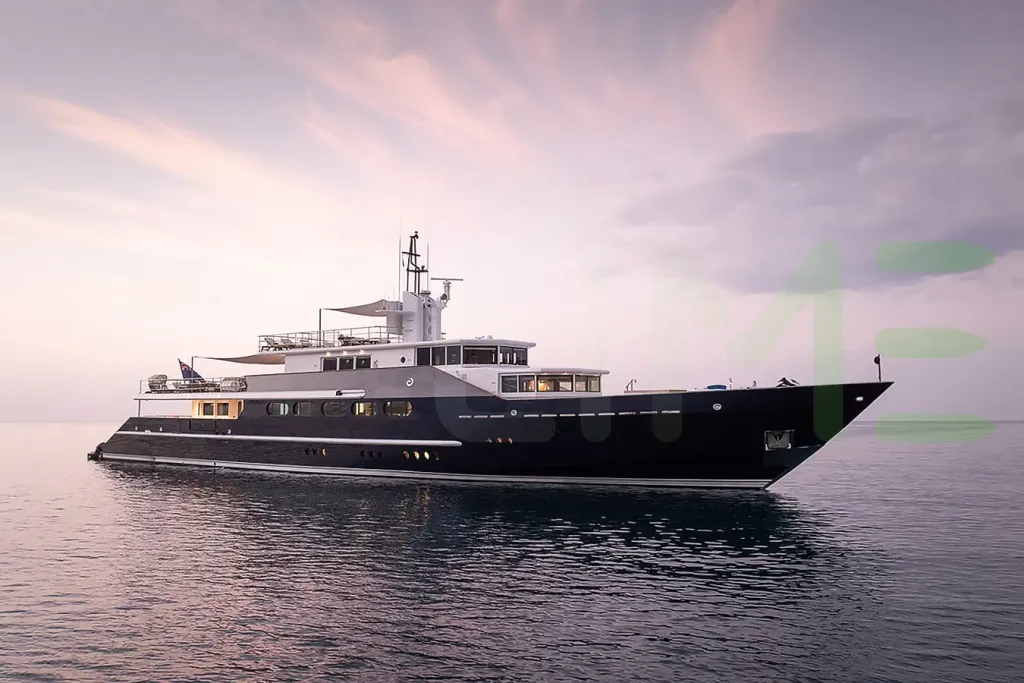White Koru yacht - 164' (50m) Feadship offered by LIME Yachts and Brokerage of Ft Lauderdale, Florida.