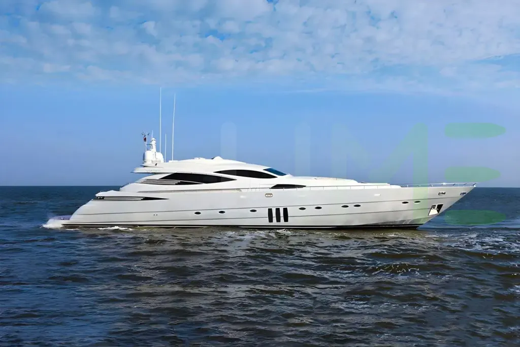 White Kuikila yacht - 116' (35m) Pershing offered by LIME Yachts and Brokerage of Ft Lauderdale, Florida.
