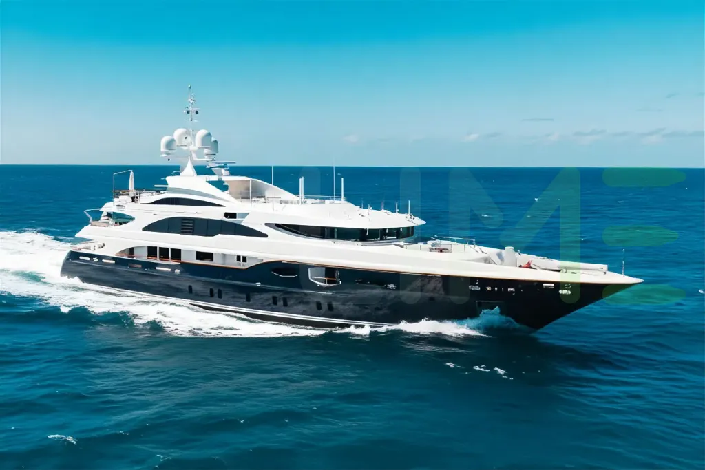 White Lady B yacht for sale and price, showing the details and features of the interior and exterior available for purchase from LIME Yachts and Brokerage located in Fort Lauderdale Florida.