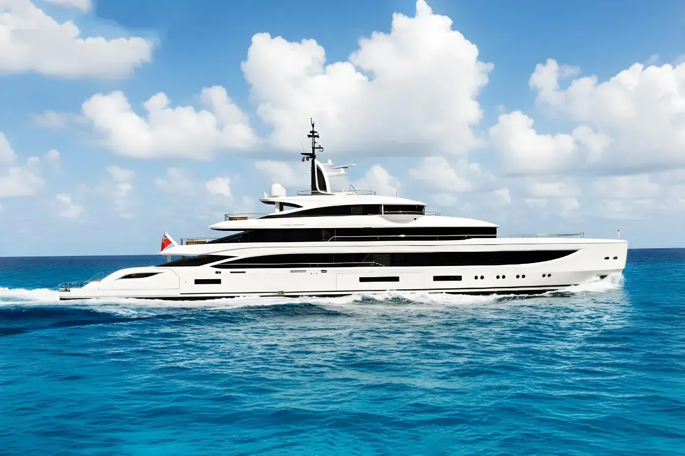 Lady Estey yacht, a 219 ft Benetti Yachts luxury superyacht underway, 67 meters, built in 2025.