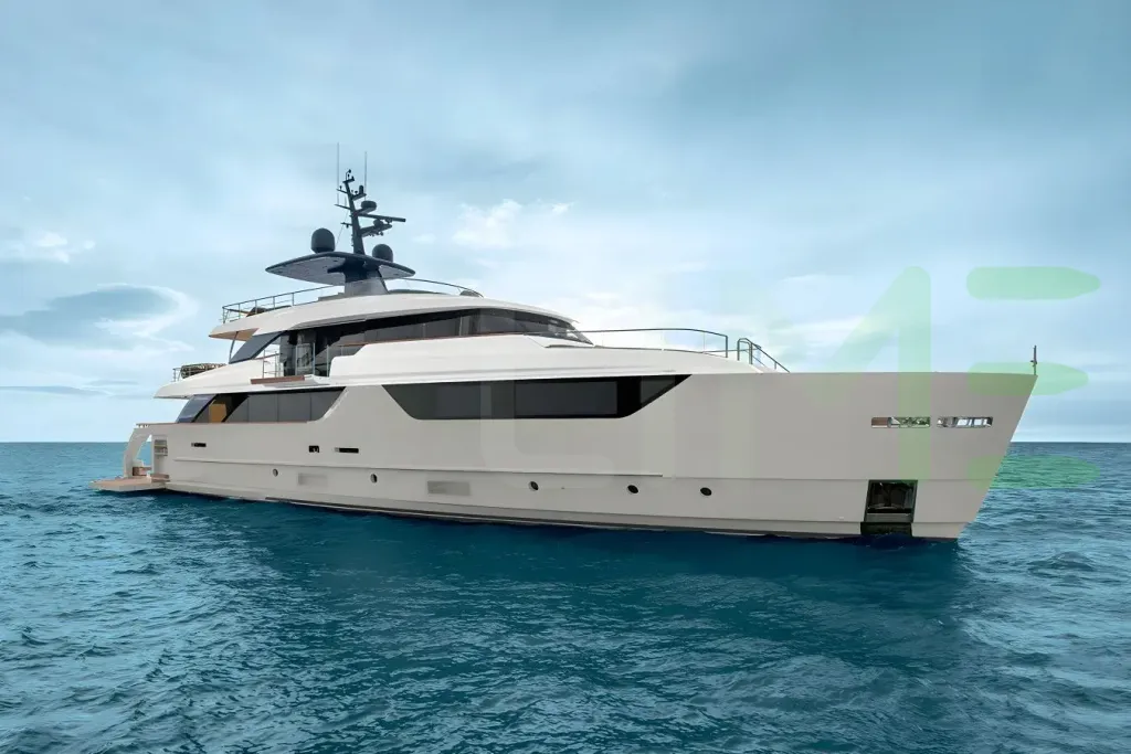 White Let It Be yacht - 117' (35m) Sanlorenzo offered by LIME Yachts and Brokerage of Ft Lauderdale, Florida.